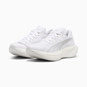 Puma Deviate Nitro 3 (B Standard) Womens White/Feather Gray