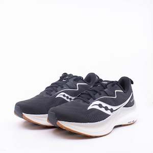 Shoe: Saucony Tempus 2 (B Standard) Womens Black/White