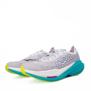 Hoka Mach X 2 (B Standard) Womens Frost/Electric Aqua