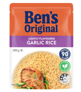 Rice Garlic Bens Original 250g