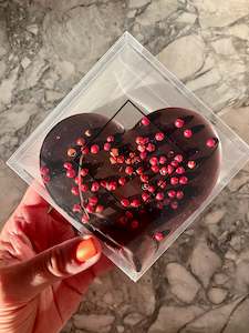 Dark raspberry Heart