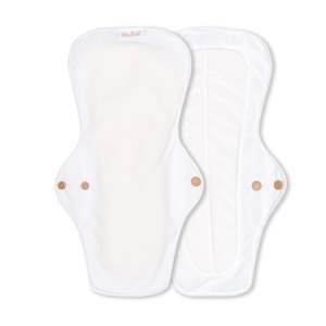 White Reusable Night Pad / Maternity - Single