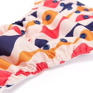 Fudgey TRIMS™ Pocket Nappy - Retro Geo