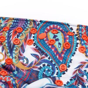 Fudgey TRIMS™ Pocket Nappy - Paisley