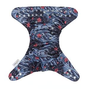 Fudgey TRIMS™ Pocket Nappy - Waves