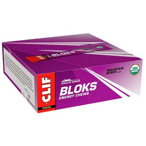 Health supplement: CLIF Bloks Energy Chews - Box of 18