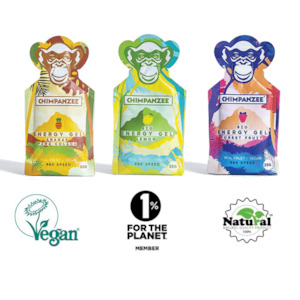 Health supplement: Chimpanzee Natural Energy Gels