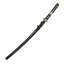 STAINLESS STEEL KATANA. BLACK