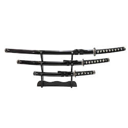 42721700 3pcs Katana Set. Black