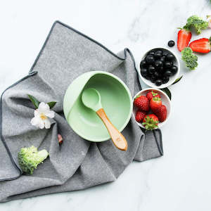 Silicone Baby Bowl + Spoon - Full Circle Eco