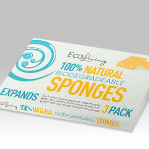 Bio-degradable Compressed Cleaning Sponge - Full Circle Eco