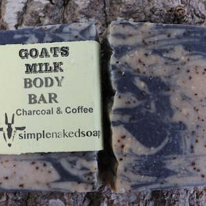 Goats Milk Charcoal & Coffee Soap - Full Circle Eco