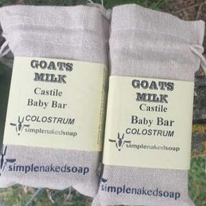 Goats Milk & Colostrum Castile Baby Bar - Full Circle Eco