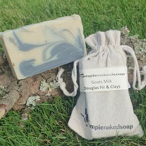 Goats Milk Douglas Fir & Clay Soap - Full Circle Eco