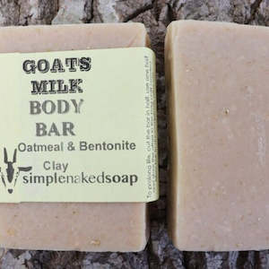 Goats Milk Oatmeal & Bentonite Soap - Full Circle Eco