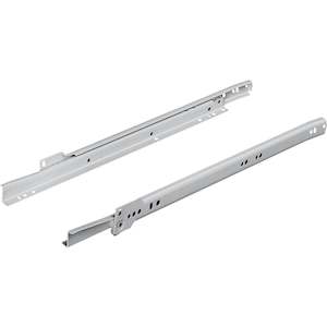 Drawer Runners: Roller runner, FORTE single extension 35Kg