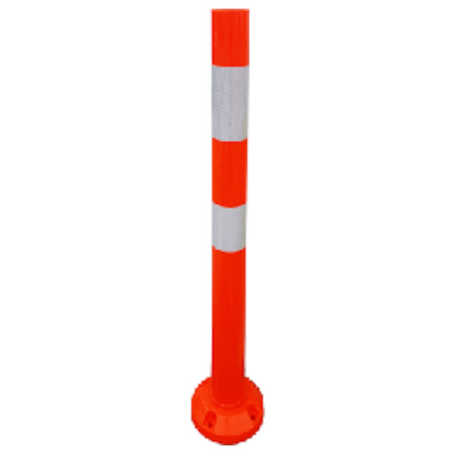 Ultraflex Tubular Delineator Orange set C/W base & Pin