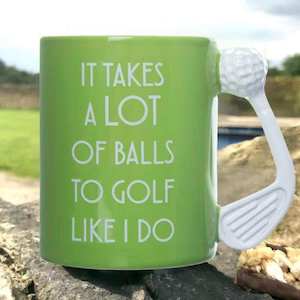 Takes A Lot Of Balls Golf Mug