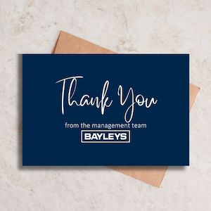 Thank You Cards - Branded