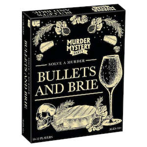 Murder Mystery Party Game - Bullets and Brie