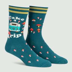 Sock It To Me Socks - Men's Crew - Take A Trip