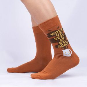 Sock It To Me - Men's Crew - Woke Up Sexy As Hell