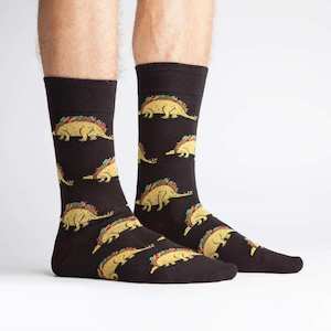 Sock It To Me - Men's Crew Socks - Tacosaurus