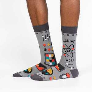 Sock It To Me - Men's Crew Socks - Genius At Work