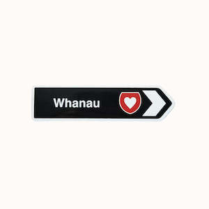 Internet only: NZ Road Sign Magnet - Whanau