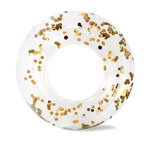 Minnidip Gold Confetti Ring Float