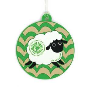 Retro Sheep Luggage Bag Tag