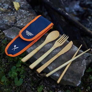 Gentlemen's Hardware - Travel Bamboo Cutlery Set