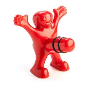 Internet only: Happy Man Bottle Stopper