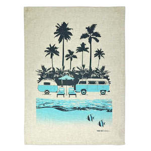 Hippy Days Tea Towel