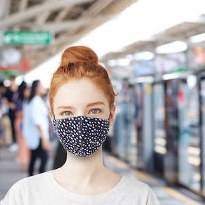 Triple Layer Cloth Face Mask - Dotti