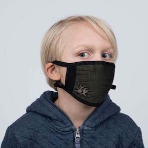 Internet only: Sock it To Me KIDS Face Mask - Black