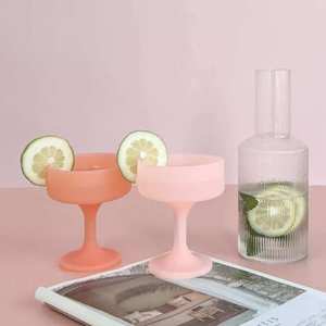 Mecc Silicone Unbreakable Cocktail Glasses - Petal + Peach