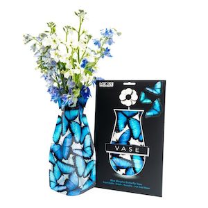 Modgy Vase - Blue Morpho Butterfly