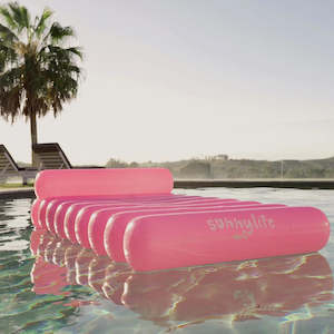 SunnyLife Tube Lilo - Neon Pink