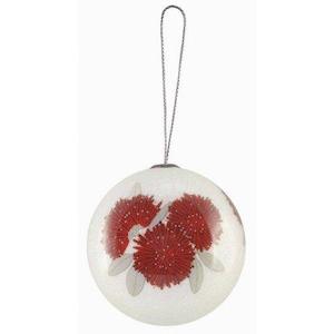 Internet only: Crimson Pohutukawa Hanging Decoration