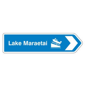 Road Sign Magnet - Lake Maraetai (Boat)