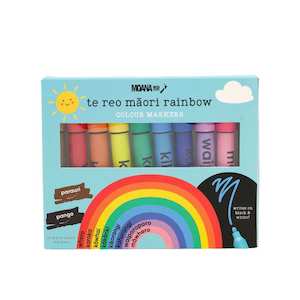 Te Reo Maori Rainbow Markers