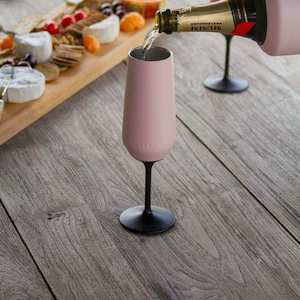 Huski Champagne Flute - Powder Pink