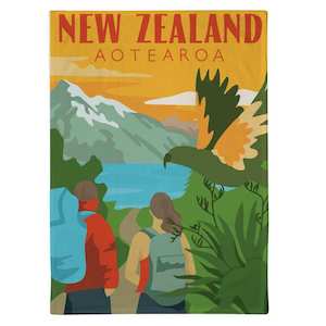 Moana Road - South Island Tramping Tea Towel