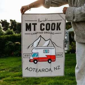 Moana Road -Mount Cook Tea Towel