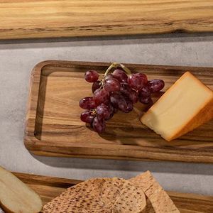 Internet only: Teak Serving Board