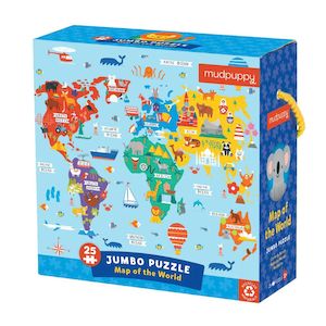 Internet only: Jumbo Puzzle -Map Of The World