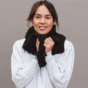 Internet only: Hello Friday- Pippa Scarf Black