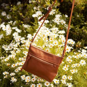 Thorndon Cross-Body Bag - Tan