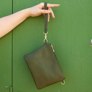 Viaduct Clutch - Olive